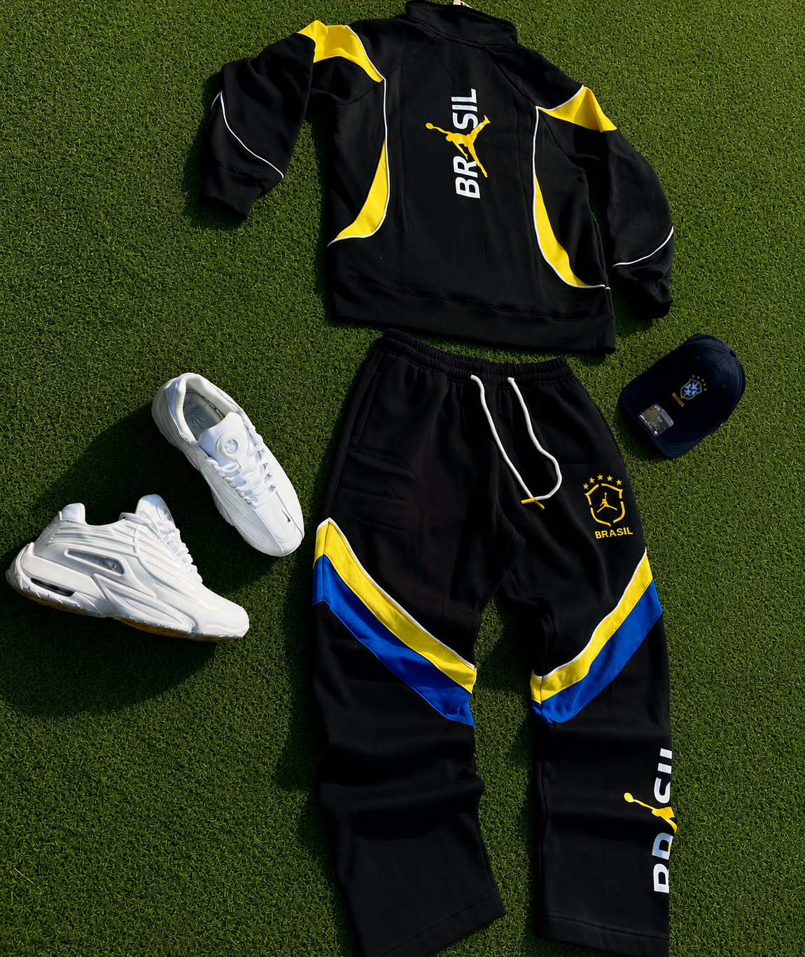 Tracksuit JRDN x Brasil — Yellow Bee — Seleção Brasil · Edição JRDN