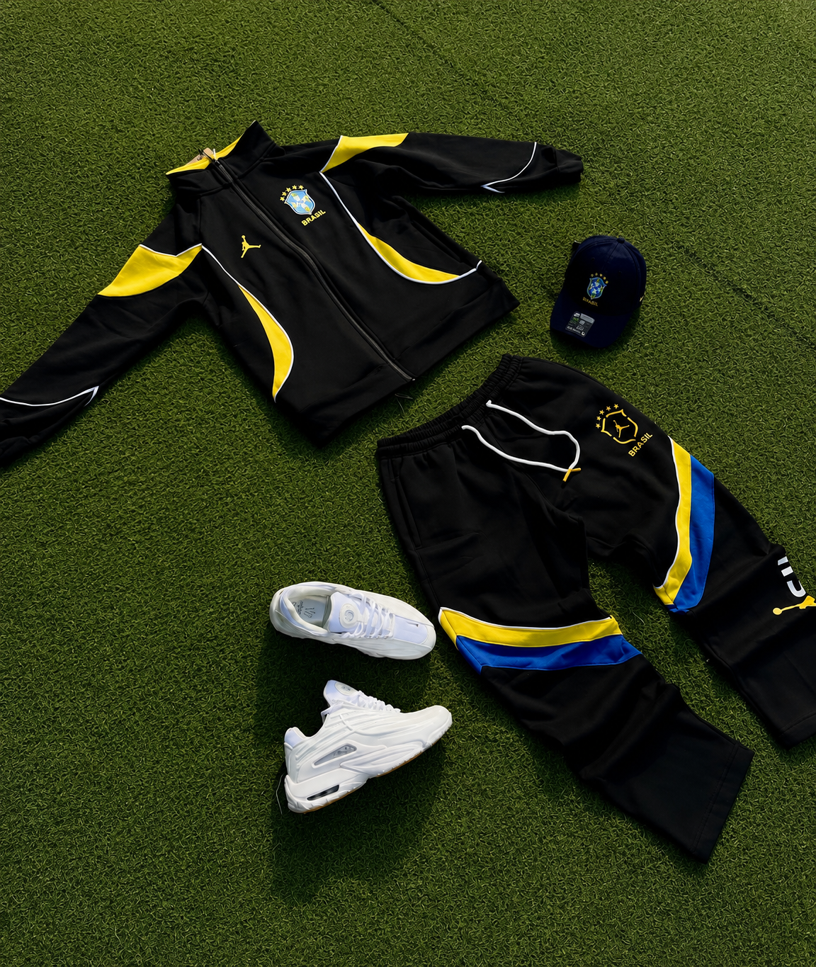 Tracksuit JRDN x Brasil — Yellow Bee — Seleção Brasil · Edição JRDN