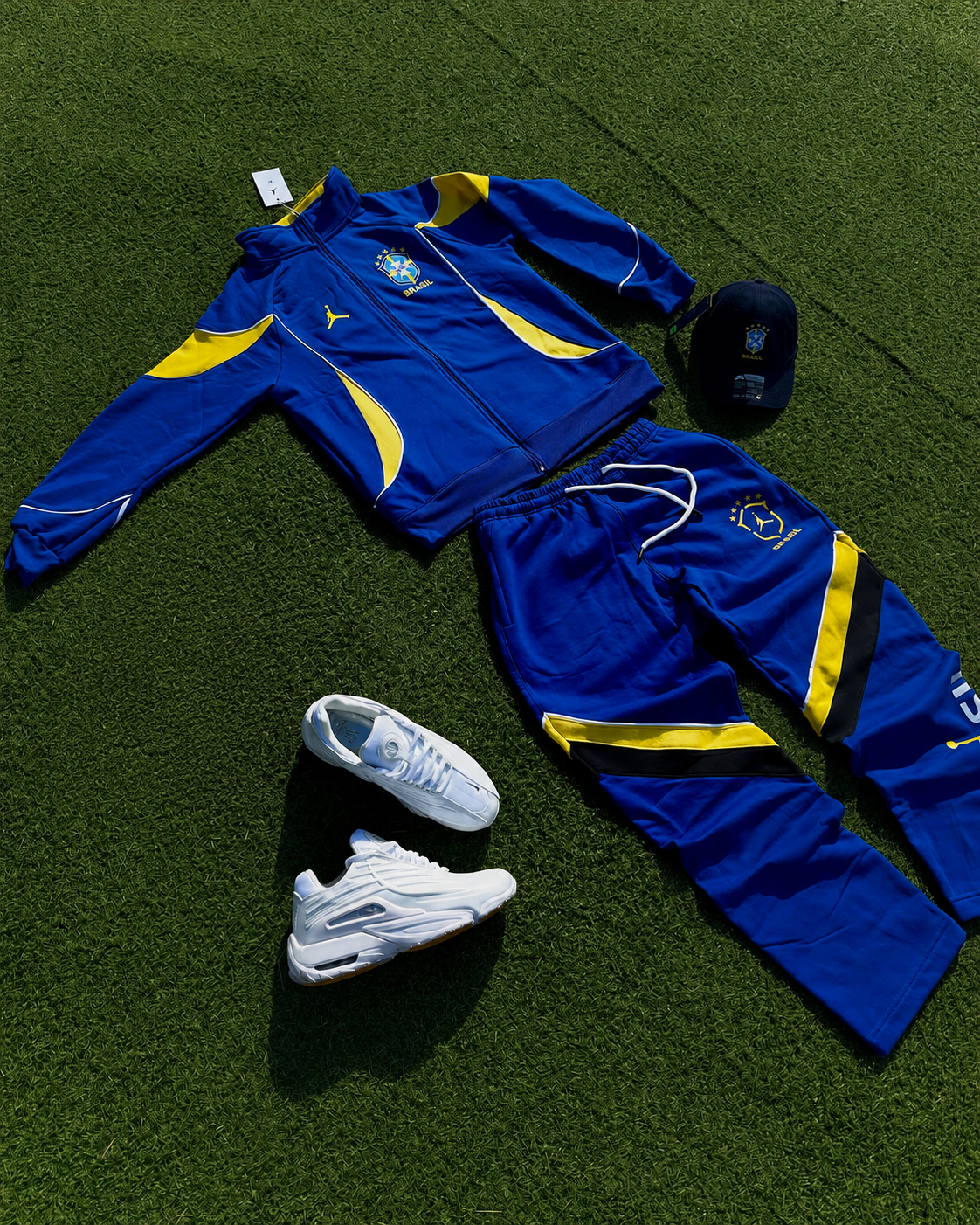 Tracksuit JRDN x Brasil — Blue Hive — Seleção Brasil · Edição JRDN