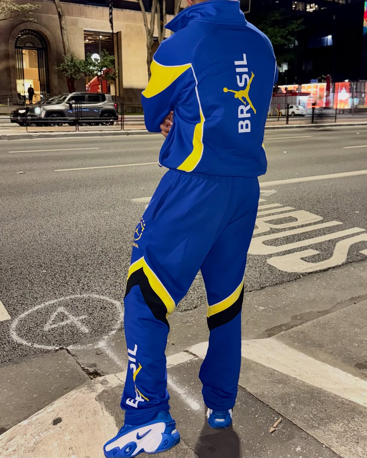 Tracksuit JRDN x Brasil — Blue Hive — Seleção Brasil · Edição JRDN