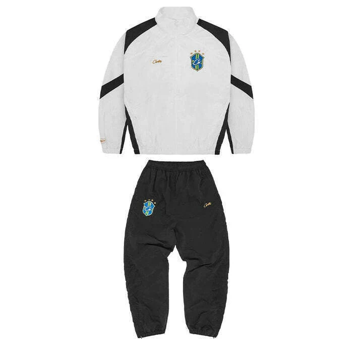 Tracksuit Corteiz x Brasil — Black Reload — Seleção Brasil · Corteiz