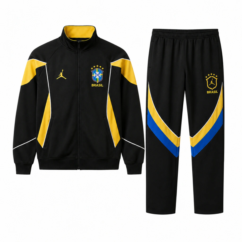 Tracksuit JRDN x Brasil — Yellow Bee — Seleção Brasil · Edição JRDN
